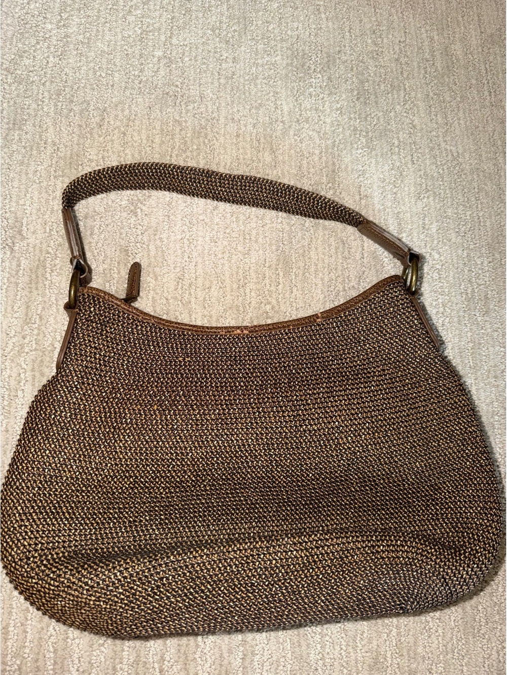 Talbots Brown woven shoulder bag